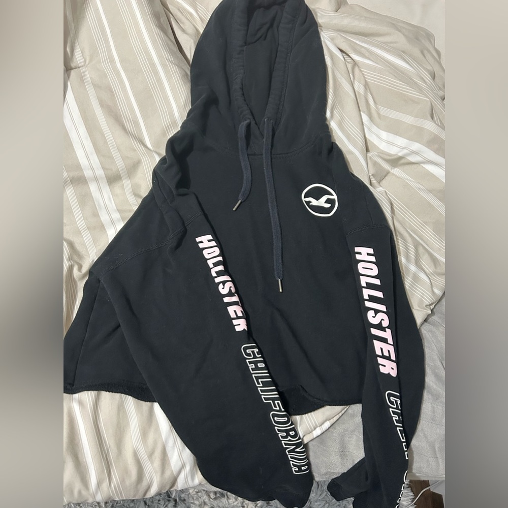 Cropped Hollister hoodie